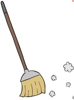 Ich helfe beim Abbau.